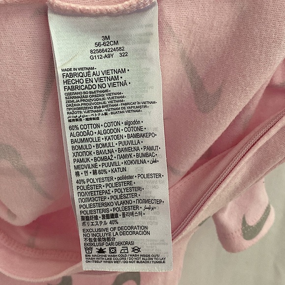 Nike Infant Footed One Piece - Picture 3 of 4